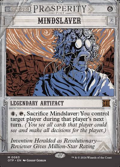 Mindslaver OTP-63 Breaking News Magic card
