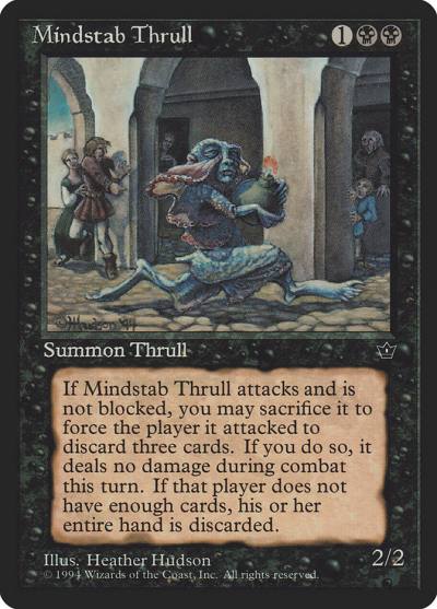 Mindstab Thrull FEM-40B Fallen Empires Magic card