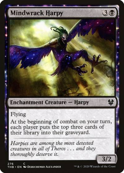 Mindwrack Harpy THB-276 Theros Beyond Death Magic card