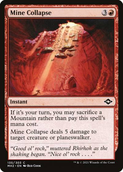 Mine Collapse MH2-135 Modern Horizons 2 Magic card