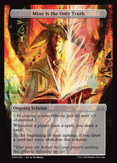 Mine Is the Only Truth DSC-340 Duskmourn: House of Horror Commander Magic card
