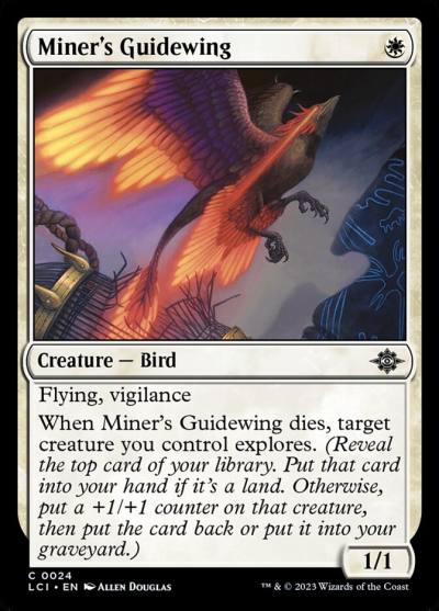 Miner's Guidewing LCI-24 The Lost Caverns of Ixalan Magic card