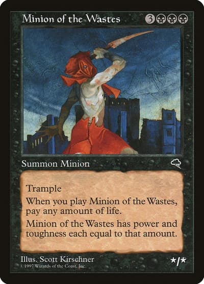 Minion of the Wastes TMP-146 Tempest Magic card