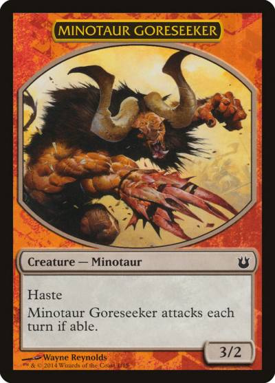 Minotaur Goreseeker TBTH-1 Battle the Horde Magic card