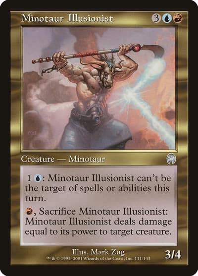 Minotaur Illusionist 111 Apocalypse Magic card