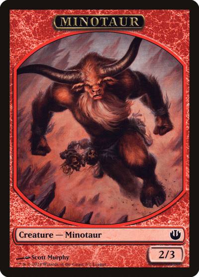 Minotaur L14-2 League Tokens 2014 Magic card