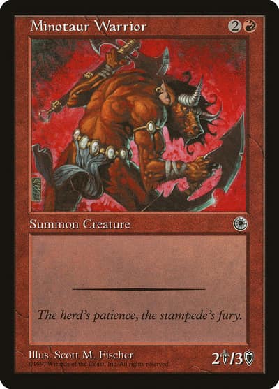Minotaur Warrior 140 Portal Magic card