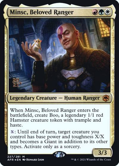 Minsc, Beloved Ranger PAFR-227S Adventures in the Forgotten Realms Promos Magic card