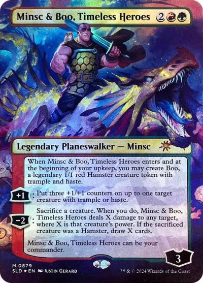 Minsc & Boo, Timeless Heroes SLD-879 Secret Lair Drop Magic card