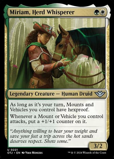 Miriam, Herd Whisperer 221 Outlaws of Thunder Junction Magic card