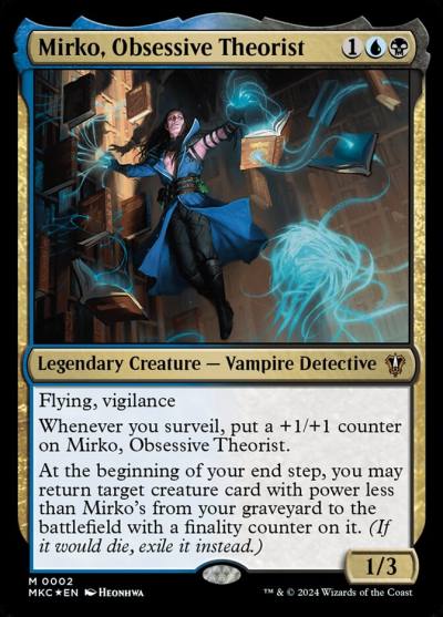 Mirko, Obsessive Theorist MKC-2 Murders at Karlov Manor Commander Magic card