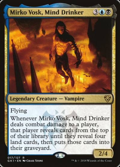 Mirko Vosk, Mind Drinker GK1-17 GRN Guild Kit Magic card