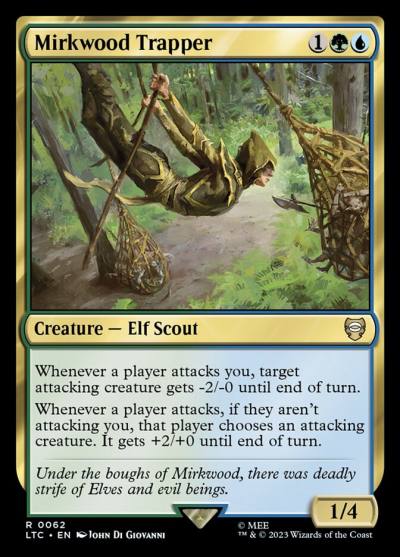 Mirkwood Trapper LTC-62 Tales of Middle-earth Commander Magic card