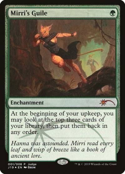 Mirri's Guile J19-1 Judge Gift Cards 2019 Magic card
