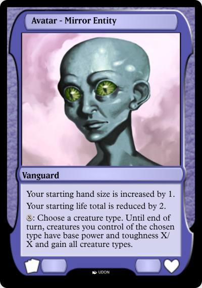 Mirror Entity Avatar PMOA-74 Magic Online Avatars Magic card