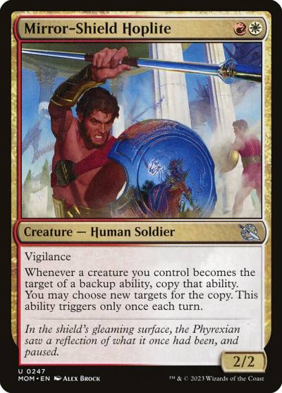 Mirror-Shield Hoplite 247 March of the Machine Magic card