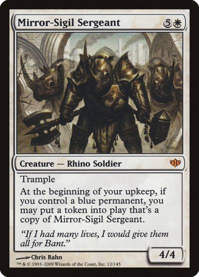 Mirror-Sigil Sergeant 12 Conflux Magic card