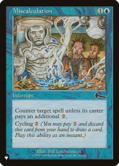 Miscalculation PLST-ULG-36 The List Magic card