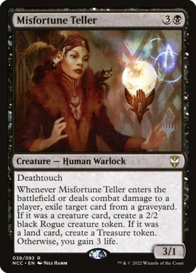 Misfortune Teller PNCC-38P New Capenna Commander Promos Magic card