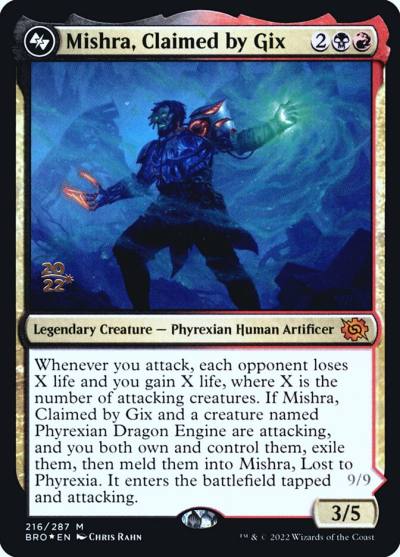 Mishra, Claimed by Gix PBRO-216S The Brothers' War Promos Magic card