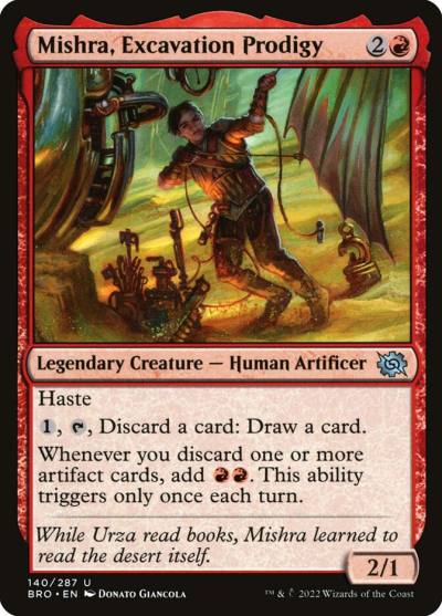 Mishra, Excavation Prodigy 140 The Brothers' War Magic card