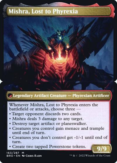 Mishra, Lost to Phyrexia PBRO-163BS The Brothers' War Promos Magic card