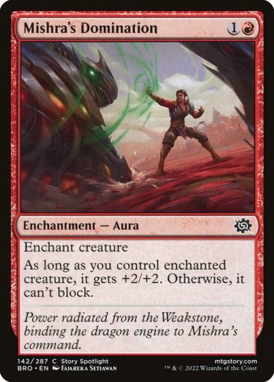 Mishra's Domination BRO-142 The Brothers' War Magic card