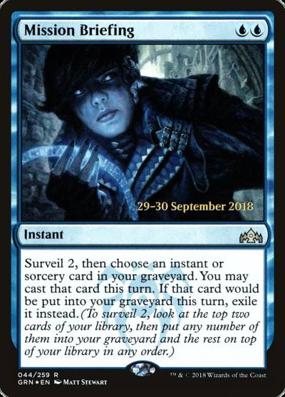 Mission Briefing PGRN-44S Guilds of Ravnica Promos Magic card