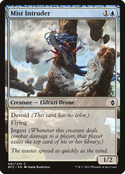 Mist Intruder 61 Battle for Zendikar Magic card