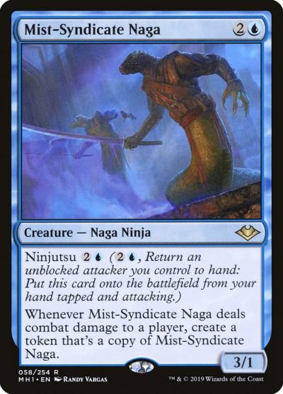 Mist-Syndicate Naga MH1-58 Modern Horizons Magic card