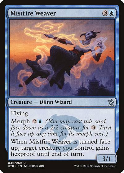 Mistfire Weaver 46 Khans of Tarkir Magic card