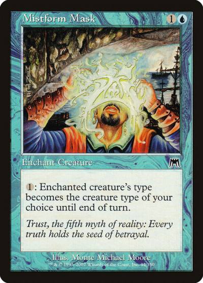Mistform Mask ONS-94 Onslaught Magic card