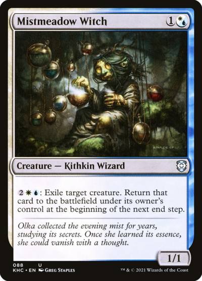 Mistmeadow Witch KHC-88 Kaldheim Commander Magic card