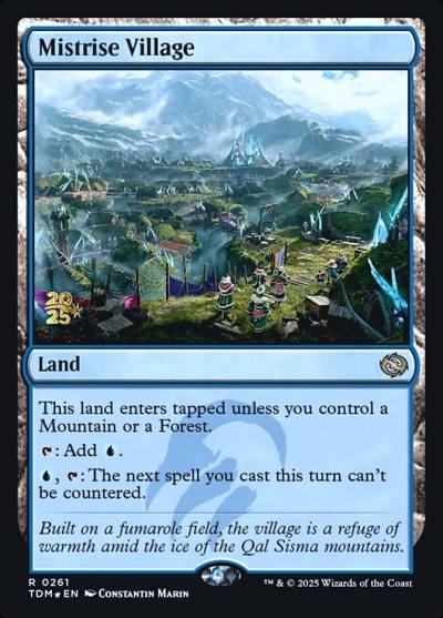 Mistrise Village PTDM-261S Tarkir: Dragonstorm Promos Magic card