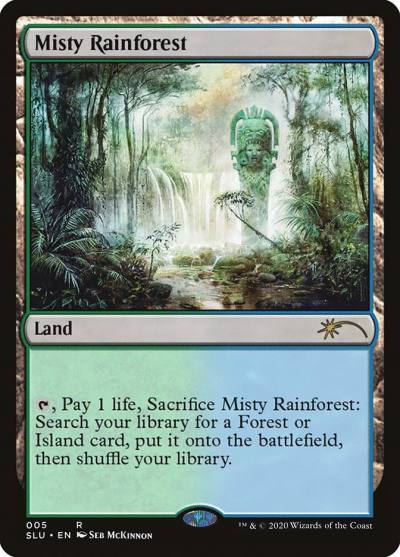 Misty Rainforest SLU-5 Secret Lair: Ultimate Edition Magic card