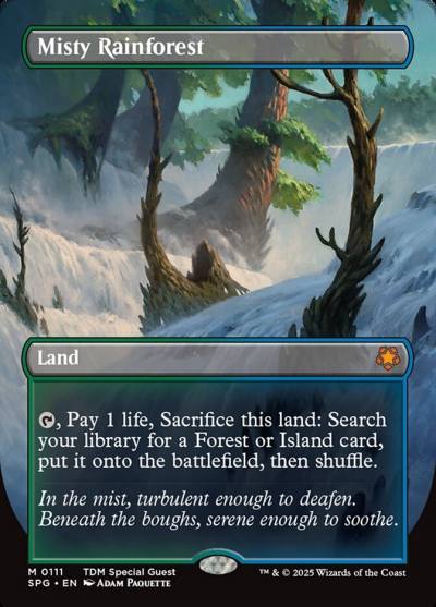Misty Rainforest SPG-111 Special Guests Magic card