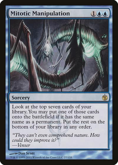 Mitotic Manipulation MBS-27 Mirrodin Besieged Magic card