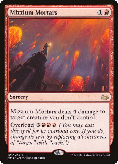 Mizzium Mortars MM3-101 Modern Masters 2017 Magic card