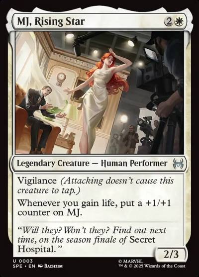 MJ, Rising Star SPE-3 Marvel's Spider-Man Eternal Magic card