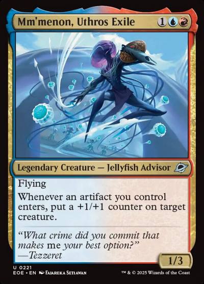 Mm'menon, Uthros Exile EOE-221 Edge of Eternities Magic card
