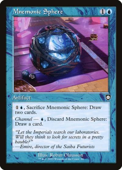Mnemonic Sphere BRC-88 The Brothers' War Commander Magic card