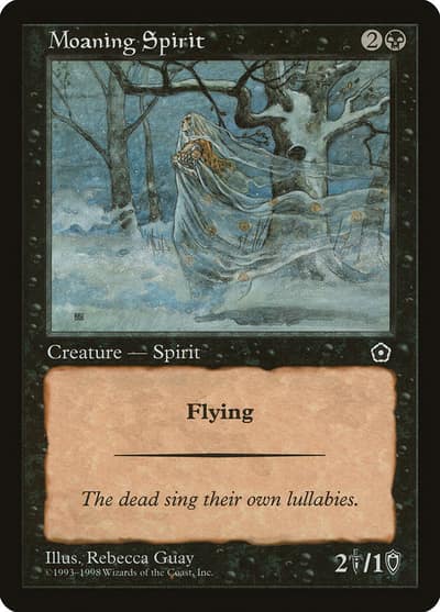 Moaning Spirit 79 Portal Second Age Magic card