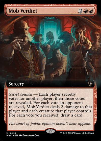 Mob Verdict MKC-343 Murders at Karlov Manor Commander Magic card