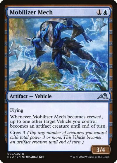Mobilizer Mech NEO-65 Kamigawa: Neon Dynasty Magic card
