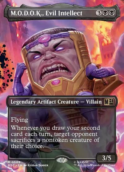 M.O.D.O.K., Evil Intellect 509 Marvel Super Heroes Commander Magic card