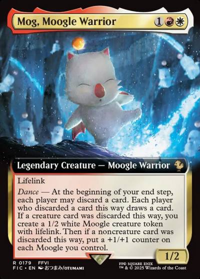 Mog, Moogle Warrior FIC-179 Final Fantasy Commander Magic card
