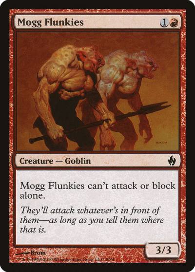 Mogg Flunkies PD2-8 Premium Deck Series: Fire and Lightning Magic card