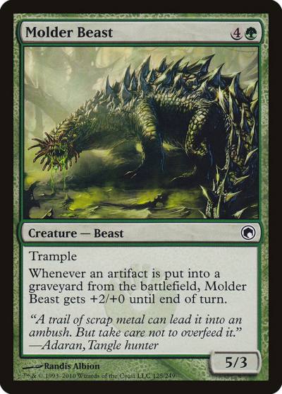 Molder Beast SOM-125 Scars of Mirrodin Magic card