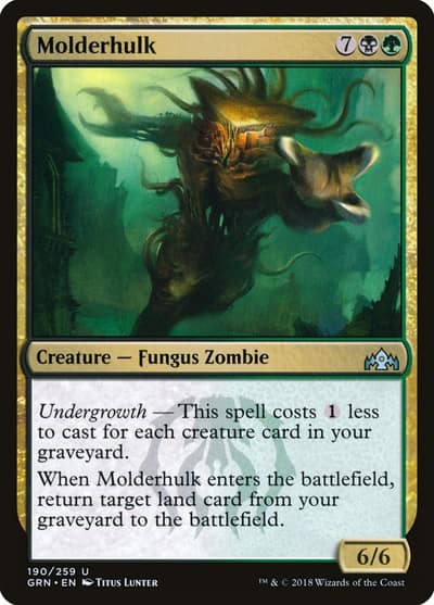 Molderhulk 190 Guilds of Ravnica Magic card