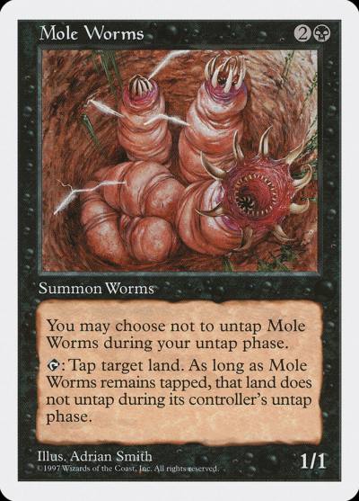 Mole Worms 5ED-179 Fifth Edition Magic card